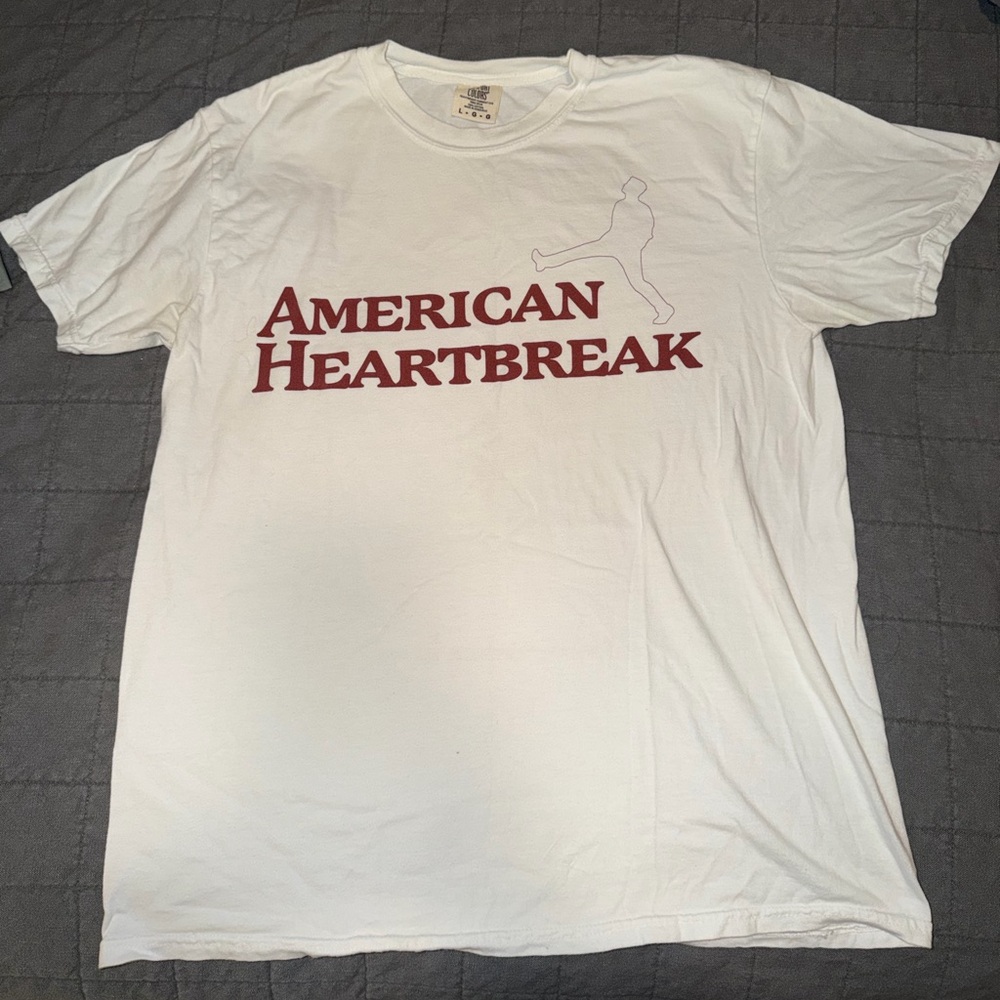 Zach Bryan American Heartbreak Tour T Shirt - Large